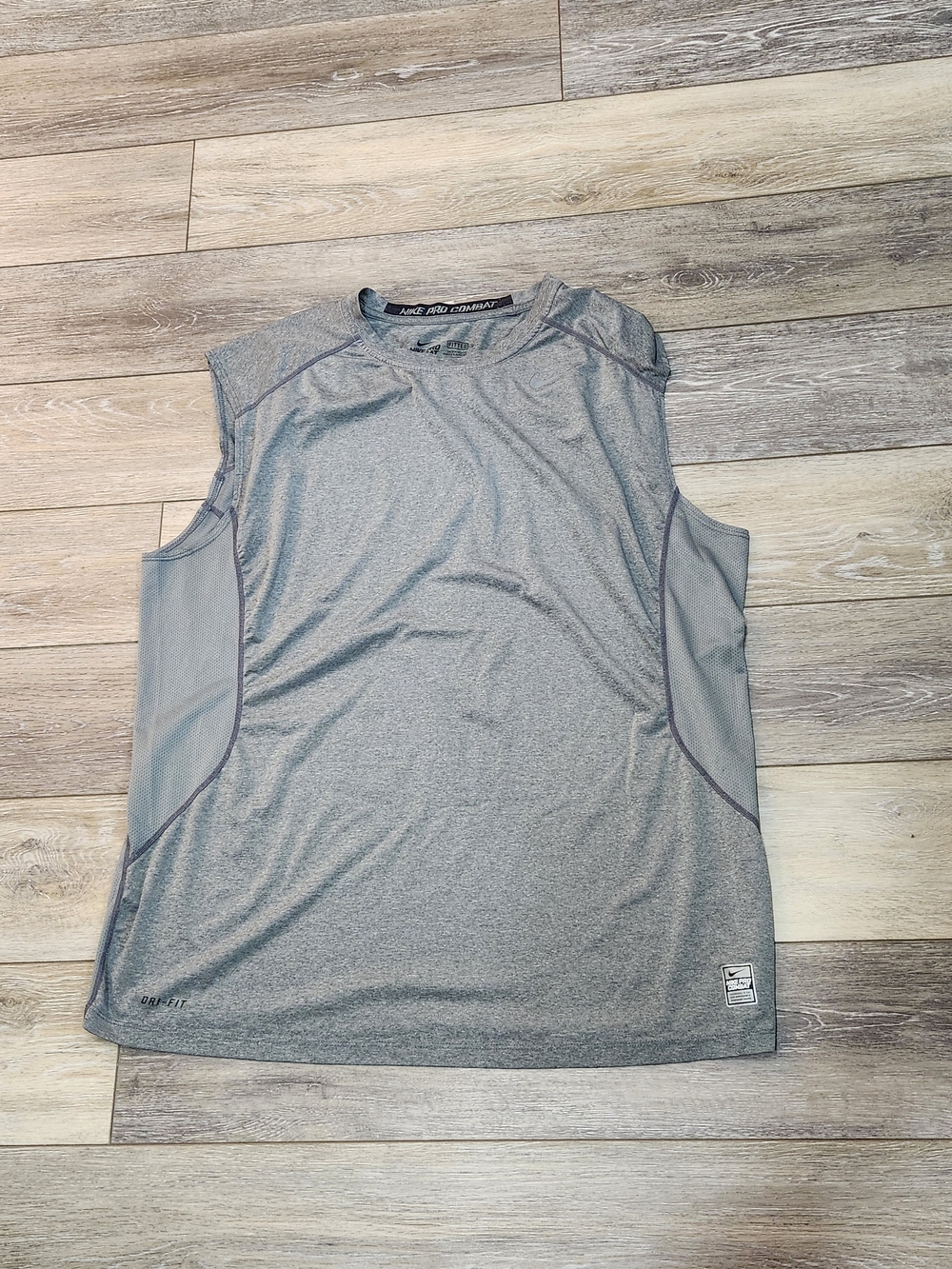Nike Grey Sleeveless Dri-FIT Training Tank Size XXL